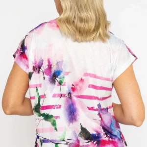 Voulez Vous Pink Printed Jersey Top*Women Tops & Blouses