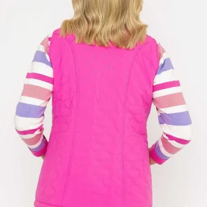 Voulez Vous Pink Quilted Gilet*Women Coats & Jackets