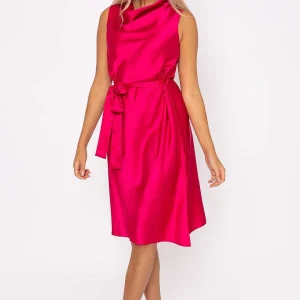 Rowen Avenue Pink Satin Cowl Neck Dress*Women Dresses & Jumpsuits