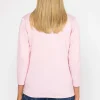 Voulez Vous Plain Knit Sweater With Diamonte Detail In Pink*Women Jumpers & Cardigans