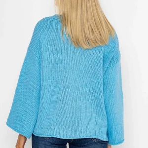 Pala D'oro Pocket Knit In Blue*Women Jumpers & Cardigans