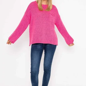 Pala D'oro Pocket Knit In Pink*Women Jumpers & Cardigans