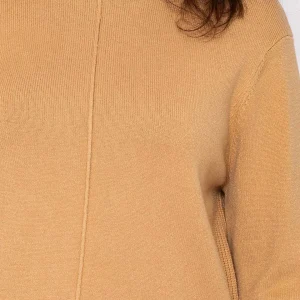 Voulez Vous Polo Knit Jumper In Camel*Women Jumpers & Cardigans