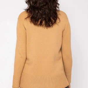 Voulez Vous Polo Knit Jumper In Camel*Women Jumpers & Cardigans