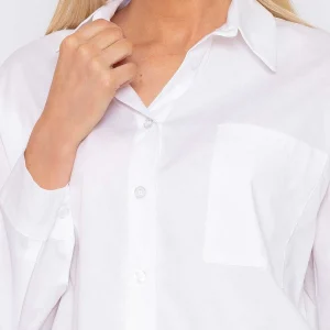 Rowen Avenue Poplin Shirt In White*Women Tops & Blouses