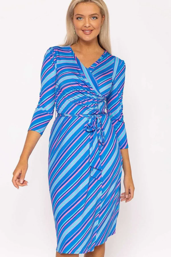 Rowen Avenue Printed Blue Jersey Dress*Women Dresses & Jumpsuits