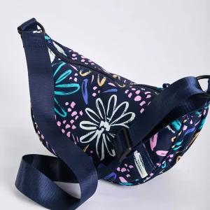 SOUL Accessories Printed Crescent Shape Crossbody In Navy* Accessories