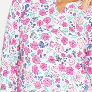 Voulez Vous Printed Jersey Top In Pink*Women Tops & Blouses