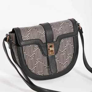 SOUL Accessories Printed Saddle Bag In Black*Women As Seen On Social