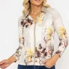 Kalisson Printed Shirt Blouse In Beige*Women Tops & Blouses