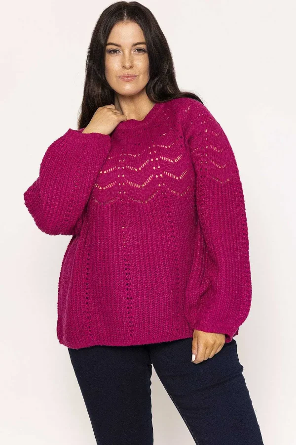 Rowen Avenue Puff Sleeve Knit In Fuschia*Women Jumpers & Cardigans