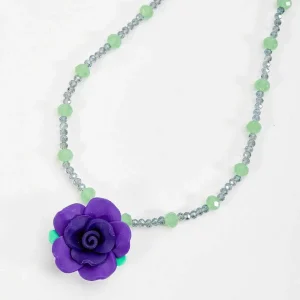 Soul Jewellery Purple Flower Necklace* Necklaces