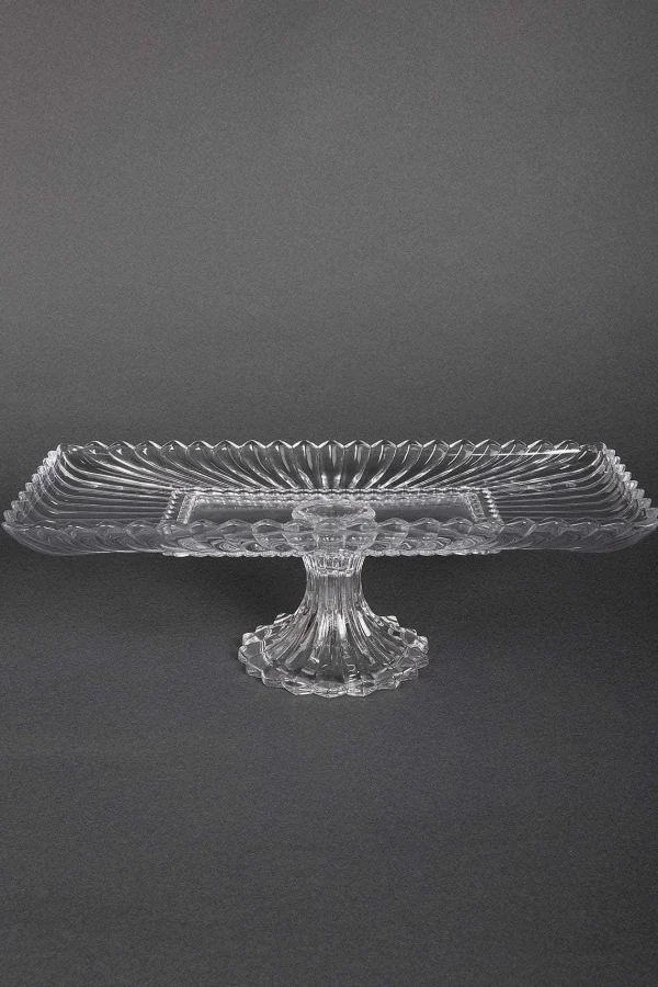 Killarney Crystal Rectangular Footed Serving Plate* Homeware