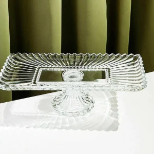 Killarney Crystal Rectangular Footed Serving Plate* Homeware