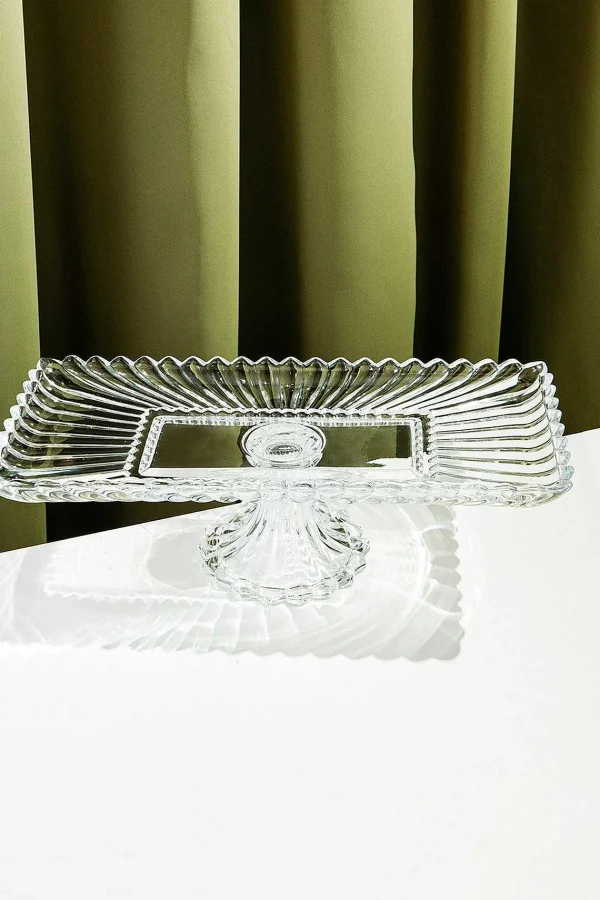 Killarney Crystal Rectangular Footed Serving Plate* Homeware