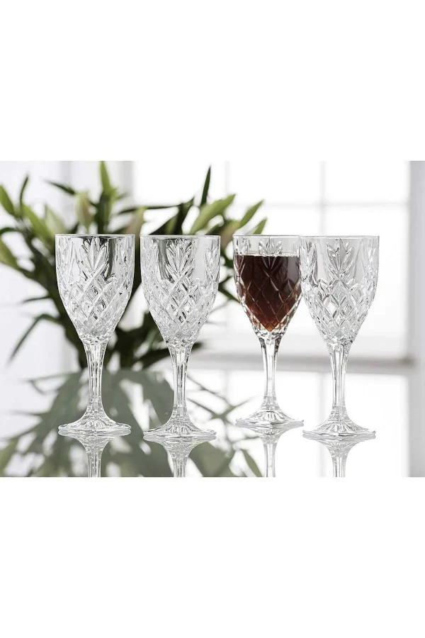 Galway Crystal Renmore Wine Goblets Set Of 4* Homeware