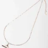 Soul Jewellery Rose Gold T-Bar Charm Necklace*Women As Seen On Social