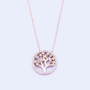 Knight & Day Rose Gold Tree Of Life Necklace* Boxed Gifts