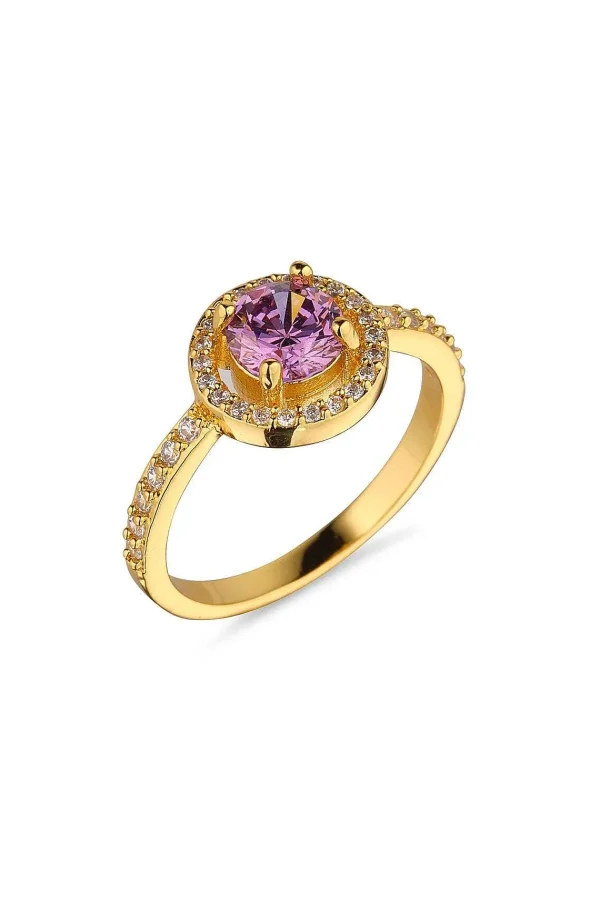 Knight & Day Round Amethyst Ring Size 7* Jewellery