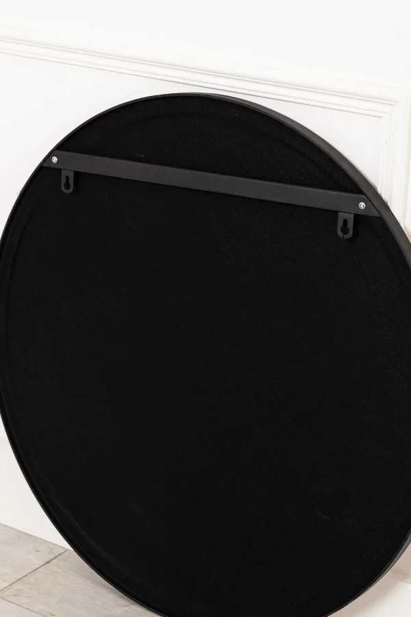 Carraig Donn HOME Round Black Modern Mirror* Homeware