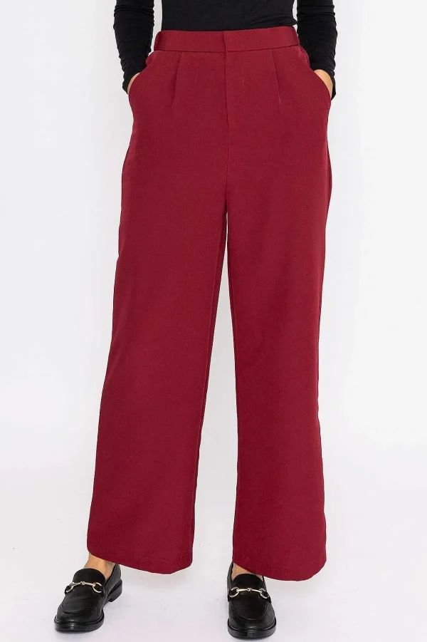 Rowen Avenue Rubix Pant In Burgundy*Women Jeans & Trousers