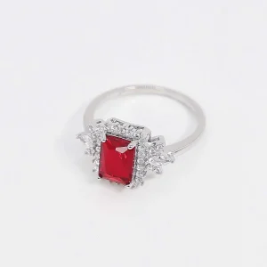 Soul Jewellery Ruby Closed Ring Size 7* Rings