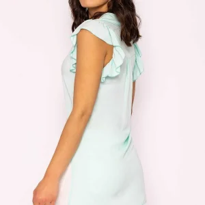 Rowen Avenue Ruffle Viscose Top In Mint*Women Tops & Blouses