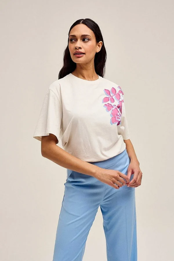 Cks Fashion Saira T-Shirt In White*Women Tops & Blouses