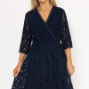 Pala D'oro Sally Midi Dress In Navy*Women Dresses & Jumpsuits