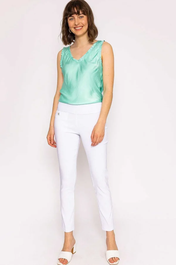 Rowen Avenue Satin Cami In Mint*Women Tops & Blouses