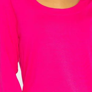 Kelly & Grace Weekend Scoop Neck Tee In Pink*Women Tops & Blouses