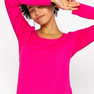 Kelly & Grace Weekend Scoop Neck Tee In Pink*Women Tops & Blouses