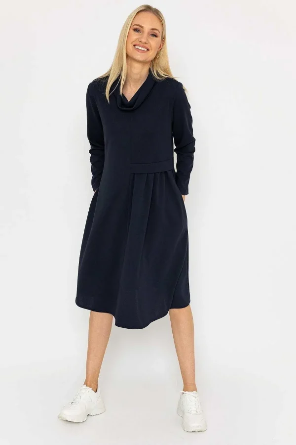 Pala D'oro Scuba Roll Neck Midi Dress*Women Dresses & Jumpsuits