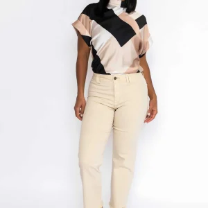 J'aime la Vie Seamless Hem Jeans In Cream*Women Jeans & Trousers