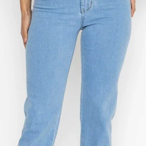 Kalisson Seamless Turn Up Jeans In Light Denim*Women Jeans & Trousers