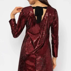 Pala D'oro Sequin Mini Dress In Red*Women Dresses & Jumpsuits