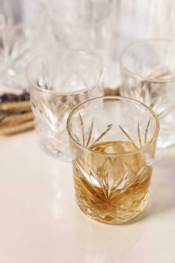 Newgrange Living Set Of 6 Adare Whiskey Glasses* Homeware