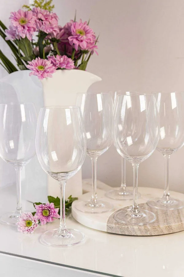 Tipperary Crystal Gift Set Of 6 Connoisseur White Wine Glasses* Homeware