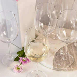 Tipperary Crystal Gift Set Of 6 Connoisseur White Wine Glasses* Homeware