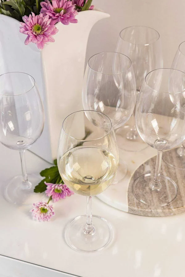 Tipperary Crystal Gift Set Of 6 Connoisseur White Wine Glasses* Homeware