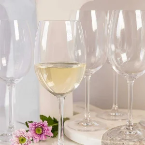 Tipperary Crystal Gift Set Of 6 Connoisseur White Wine Glasses* Homeware