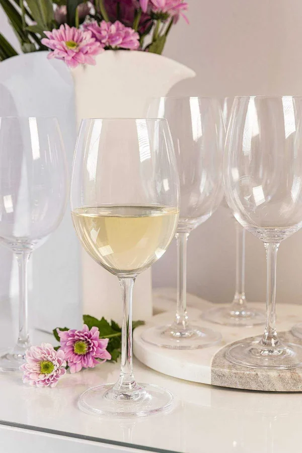 Tipperary Crystal Gift Set Of 6 Connoisseur White Wine Glasses* Homeware