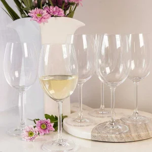 Tipperary Crystal Gift Set Of 6 Connoisseur White Wine Glasses* Homeware