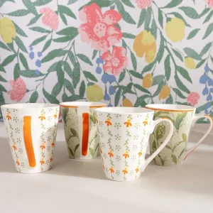 Carraig Donn HOME Set Of 4 Country Chic Mugs* Homeware