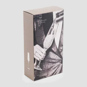 Tipperary Crystal Gift Set Of 2 Crystal Champagne Glasses* Homeware