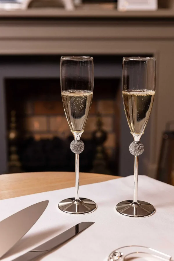 Carraig Donn Living Set Of 2 Wedding Toasting Flutes* Homeware