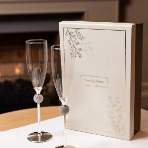 Carraig Donn Living Set Of 2 Wedding Toasting Flutes* Homeware