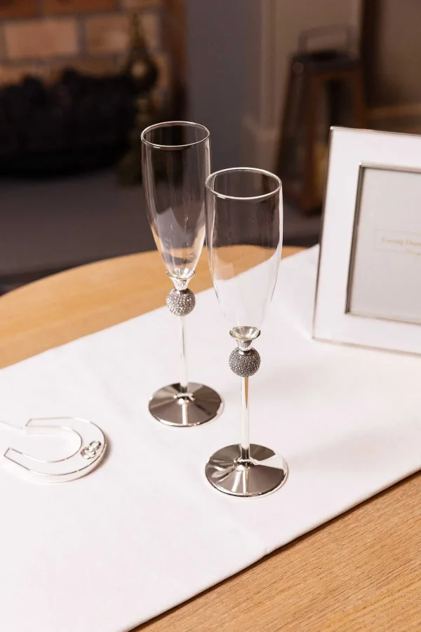 Carraig Donn Living Set Of 2 Wedding Toasting Flutes* Homeware