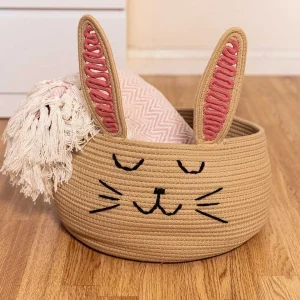 Carraig Donn HOME Set Of 2 Woven Bunny Baskets* Homeware