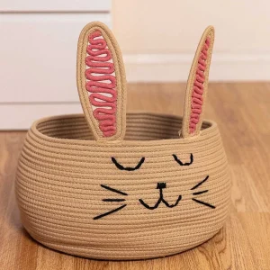 Carraig Donn HOME Set Of 2 Woven Bunny Baskets* Homeware